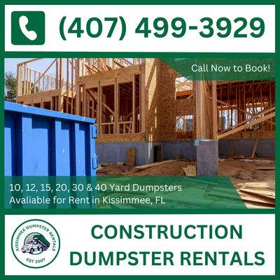 Kissimmee Construction Dumpster Rental