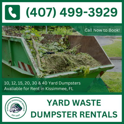 Kissimmee Yard Waste Dumpster Rental